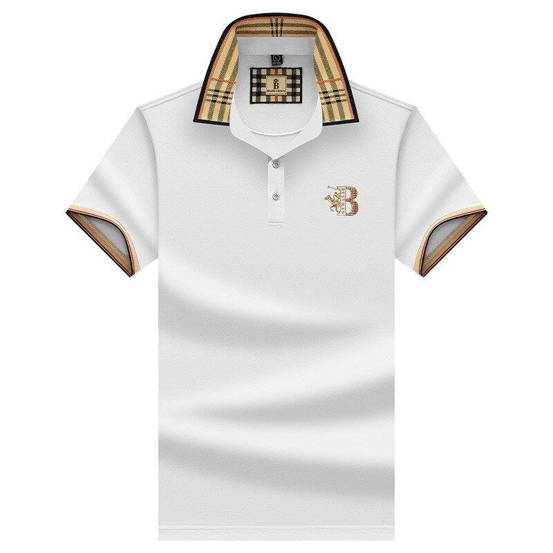 Modern poloshirt met korte mouwen en kraag voor heren