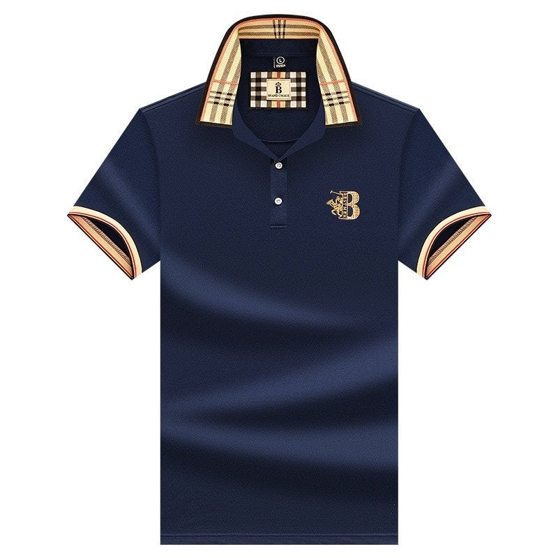 Modern poloshirt met korte mouwen en kraag voor heren