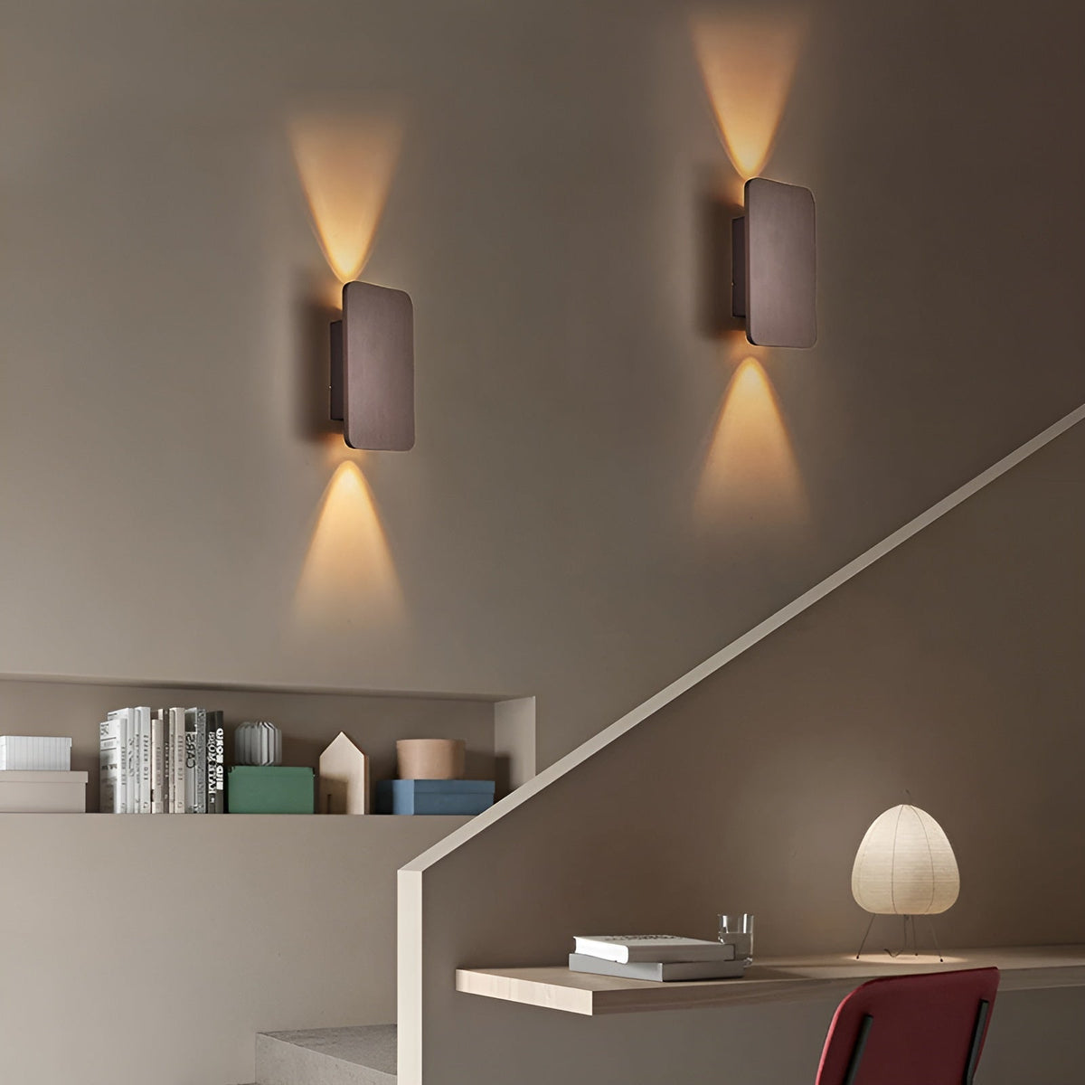Moderne led-wandlamp in minimalistisch design voor woonkamer en hal