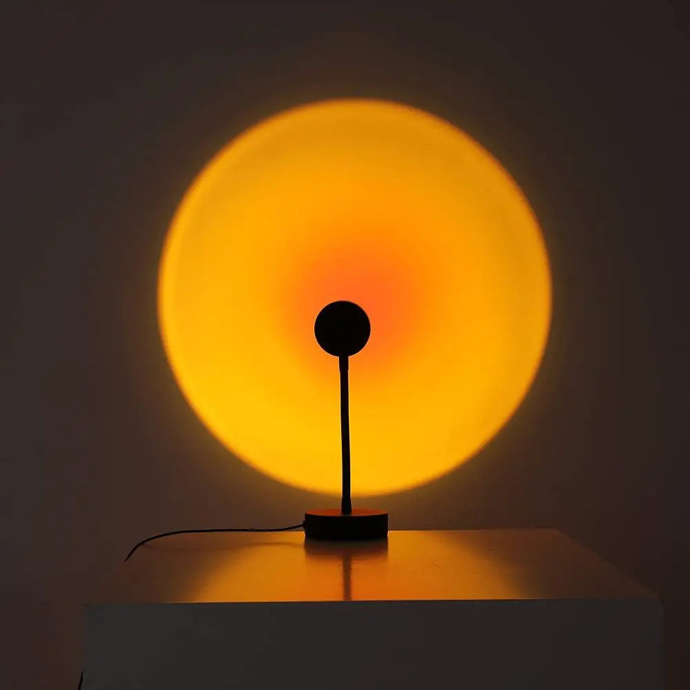 Moderne projectielamp voor ontspanning – creëert een warme sfeer en een uniek lichteffect