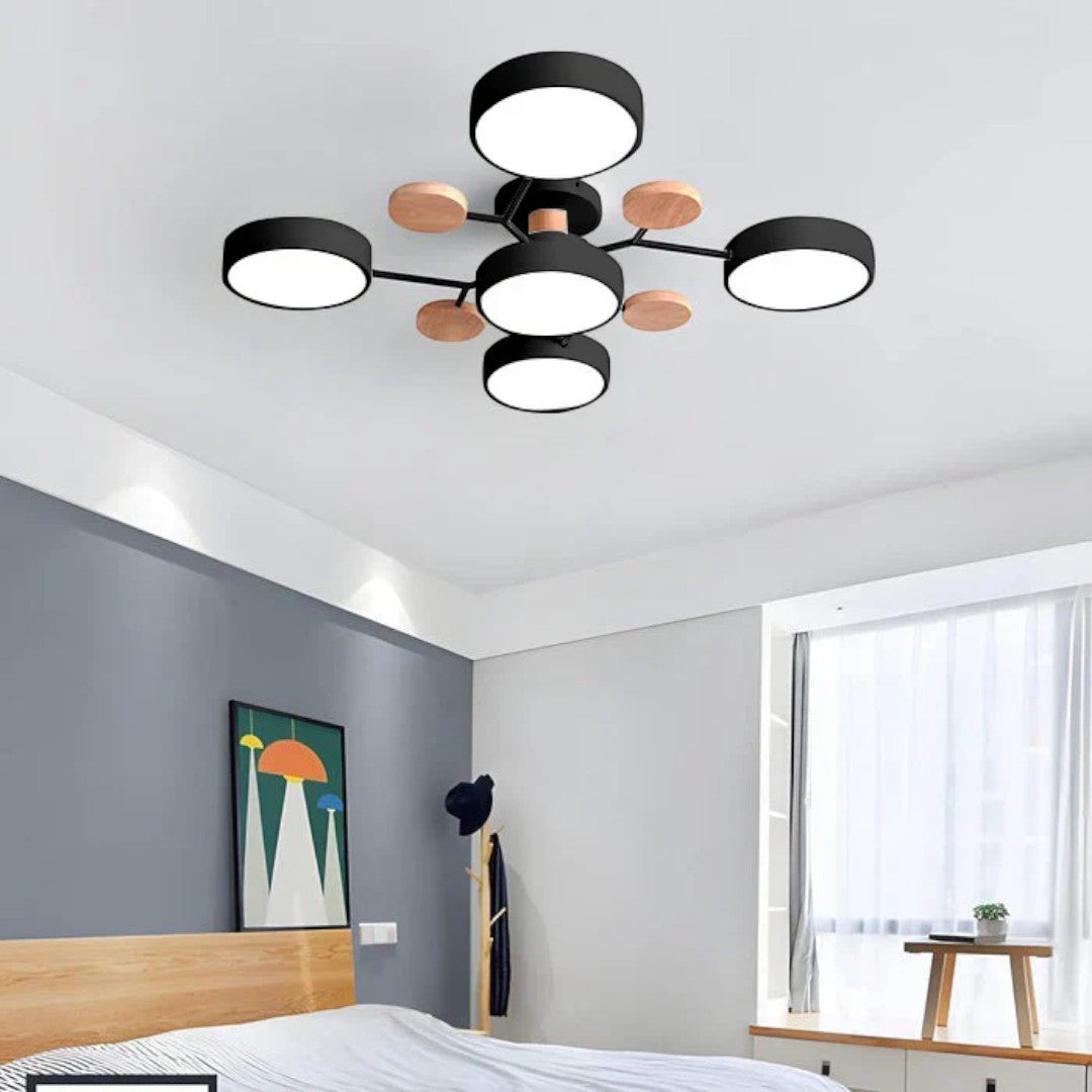 Moderne Ronde LED-Plafondlamp – Krachtige Verlichting met Meerdere Lichtbronnen