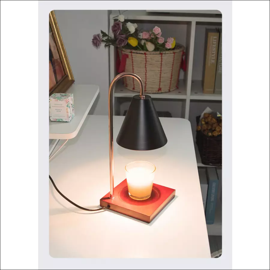 Moderne sfeervolle kaarsenwarmer lamp
