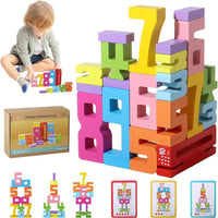 Montessori houten bouwset – Bouwblokken