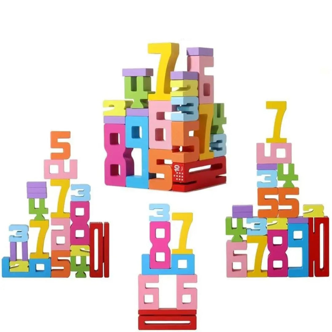 Montessori houten bouwset – Bouwblokken