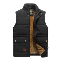 Mouwloos herenvest in moderne stijl