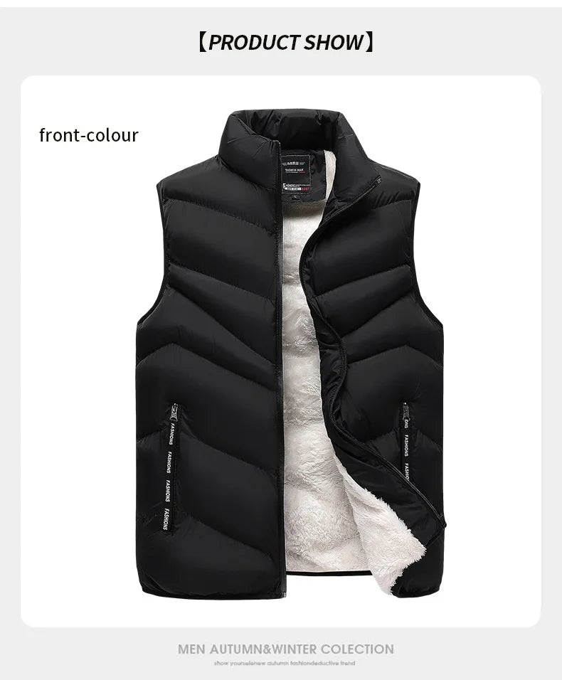 Mouwloos Vest | Groot Warm Fleece Vest