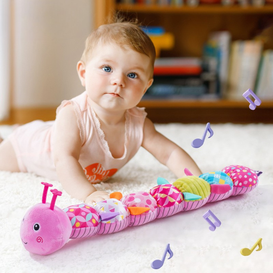 Muzikale rups voor kinderen – Interactieve knuffel voor sensorische en motorische ontwikkeling