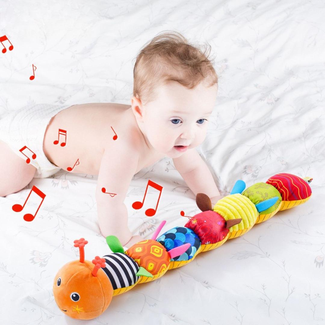 Muzikale rups voor kinderen – Interactieve knuffel voor sensorische en motorische ontwikkeling