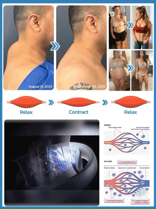 Nekmassageapparaat | Ultrasone Lymfedrainage | Draadloos Massageapparaat