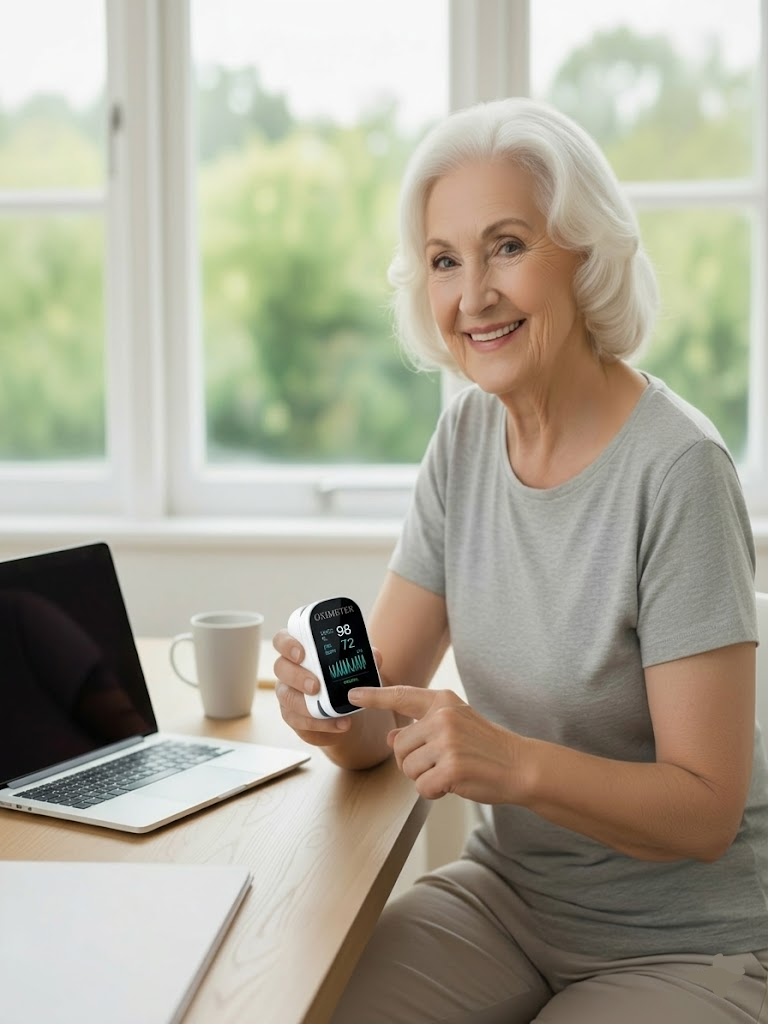 Niet-invasieve digitale oximeter voor gezondheidsmonitoring