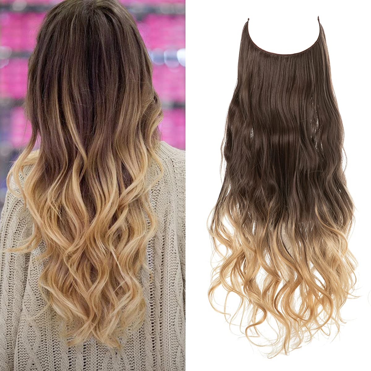 Onzichtbare haarextensions voor dames – Natuurlijke look