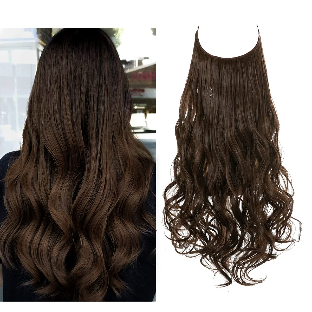Onzichtbare haarextensions voor dames – Natuurlijke look