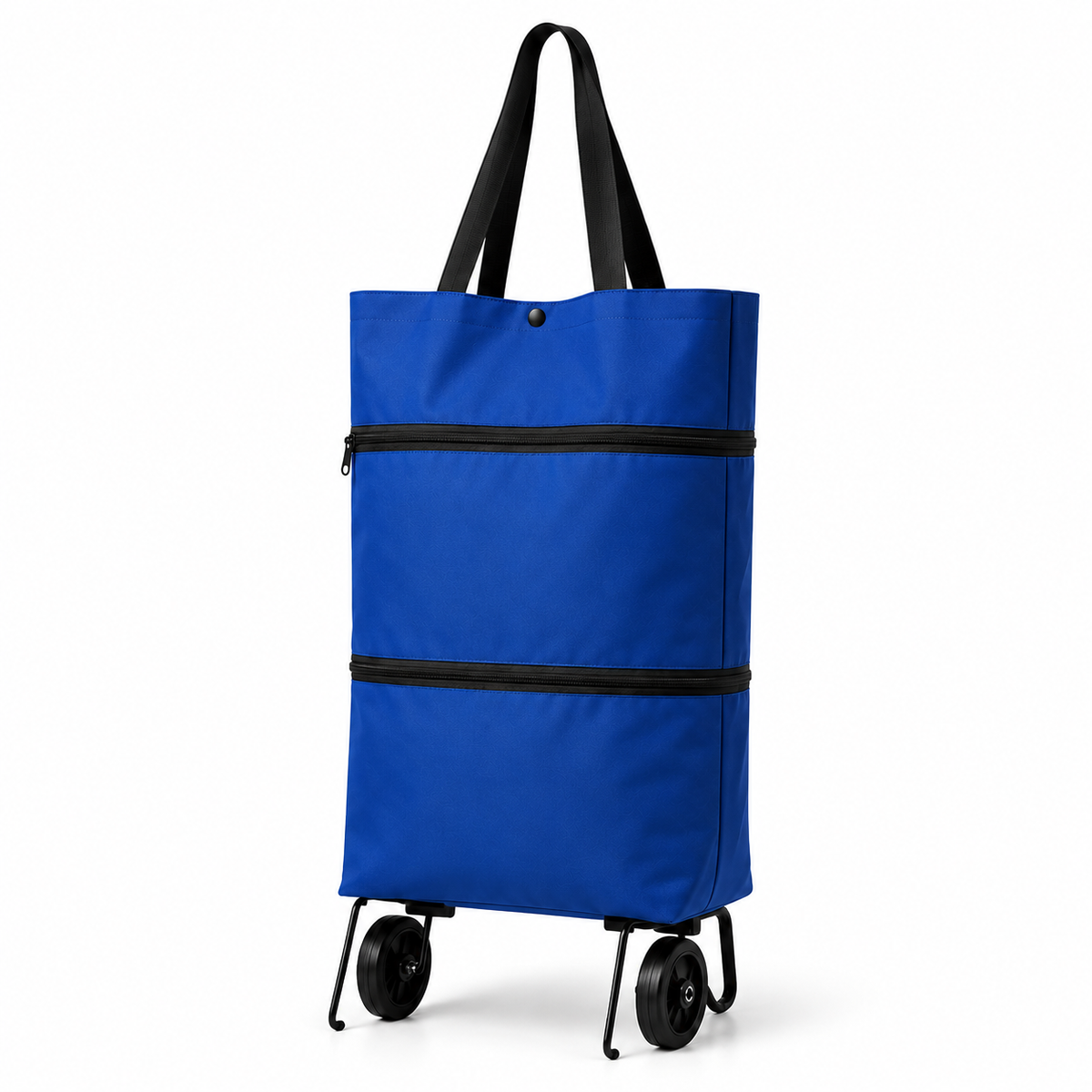 Opvouwbare boodschappentrolley met wieltjes