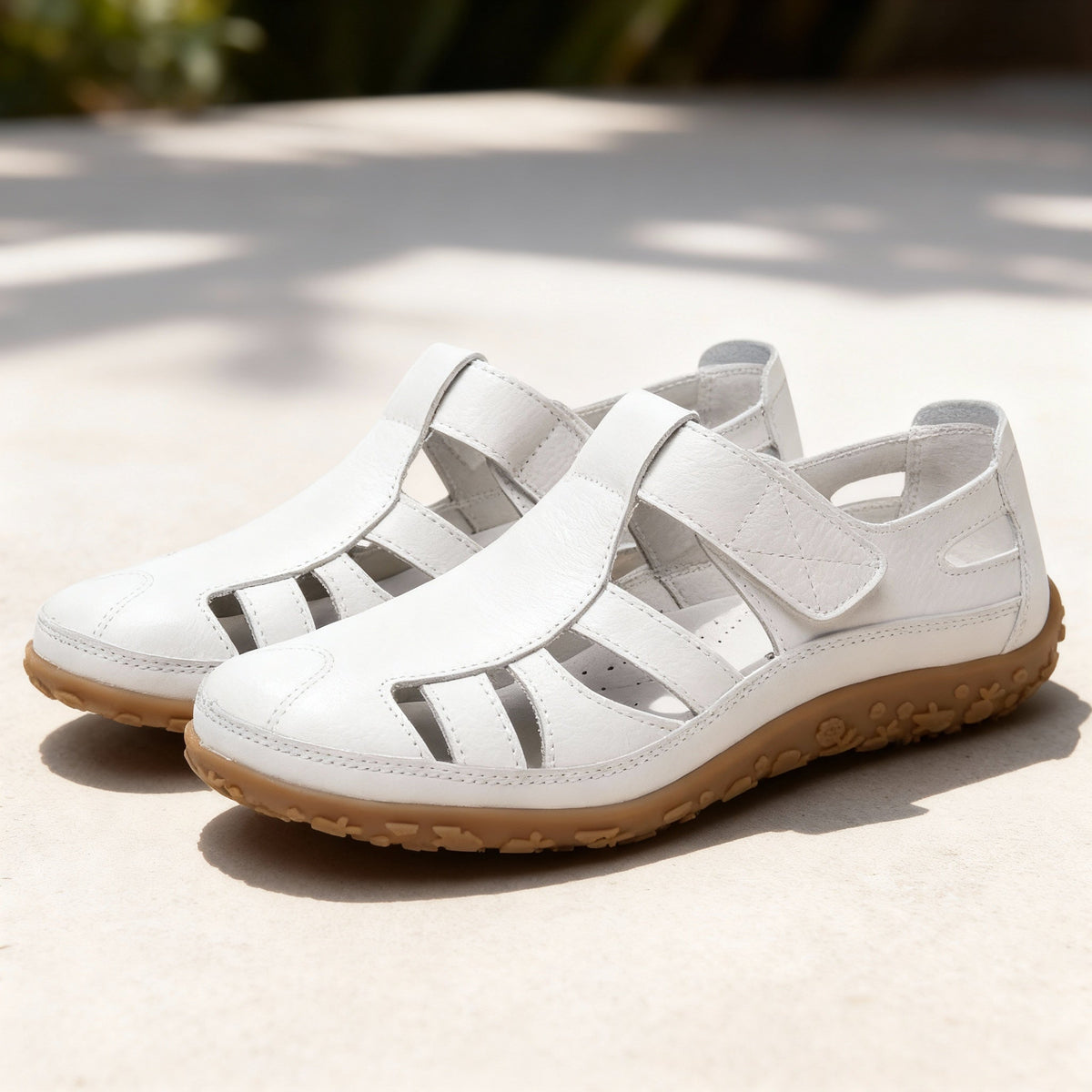 Orthopedische retro sandalen | Antislip