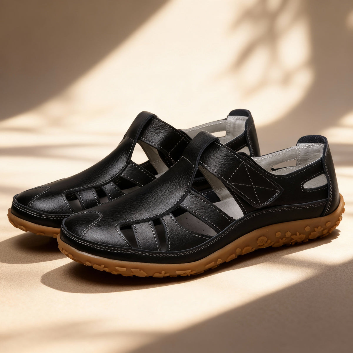 Orthopedische retro sandalen | Antislip