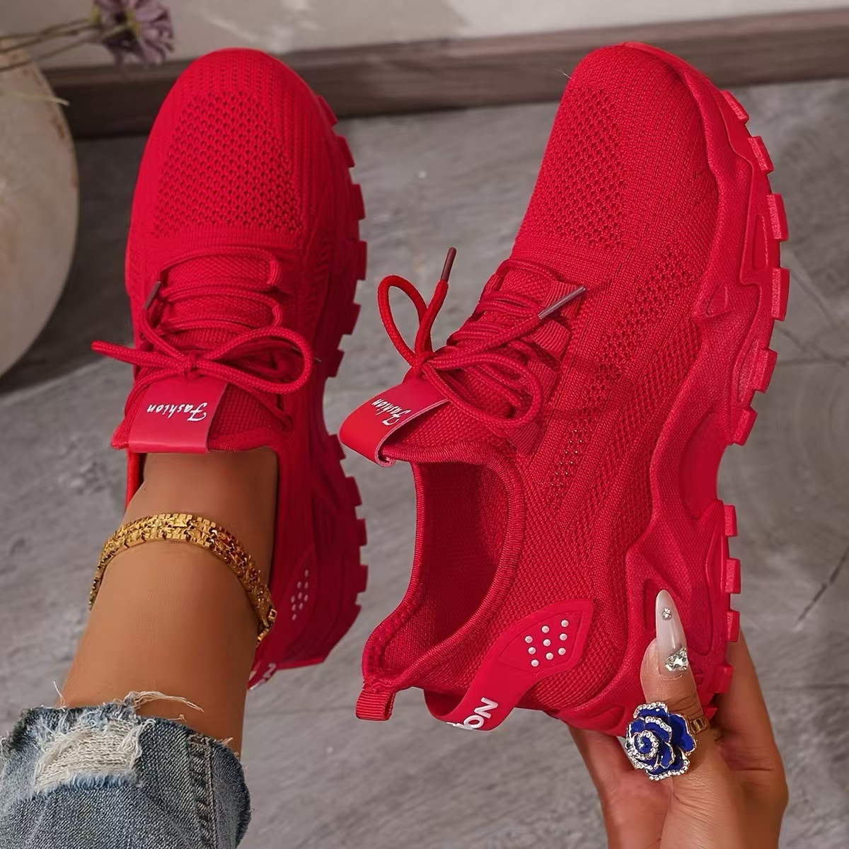 Orthopedische Sneakers met Voetboogondersteuning en Ergonomische Zool – Brede Neus voor Maximaal Comfort