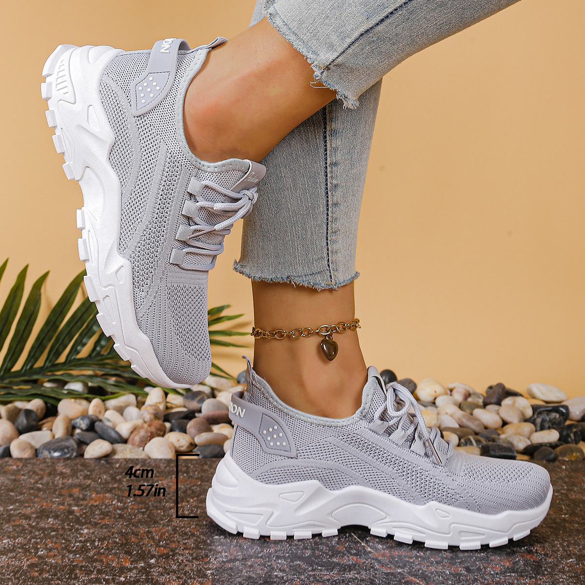 Orthopedische Sneakers met Voetboogondersteuning en Ergonomische Zool – Brede Neus voor Maximaal Comfort