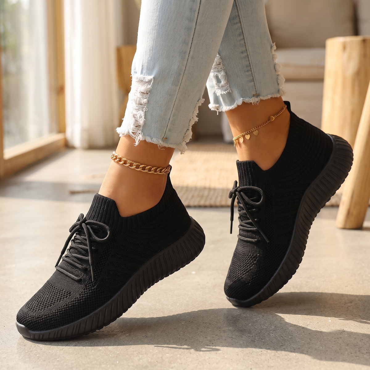 Orthopedische Sneakers voor Dames | Traagschuim | Geschikt voor Opgezwollen Voeten & Diabetes