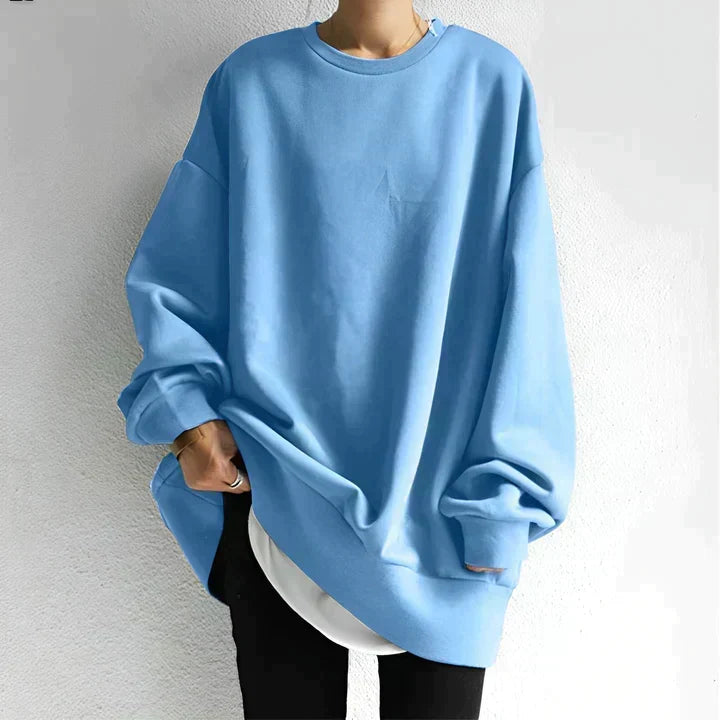 Oversized gebreide damestuniek