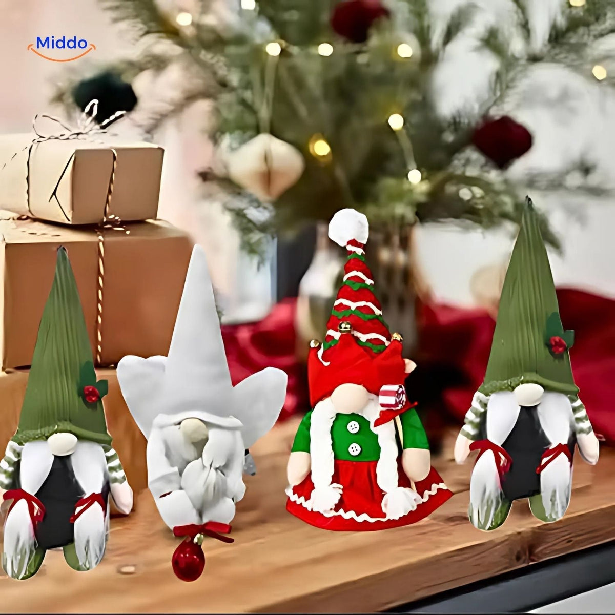 Pluche Adventskalender Aftelkalender met Kabouters | Kerstcadeau