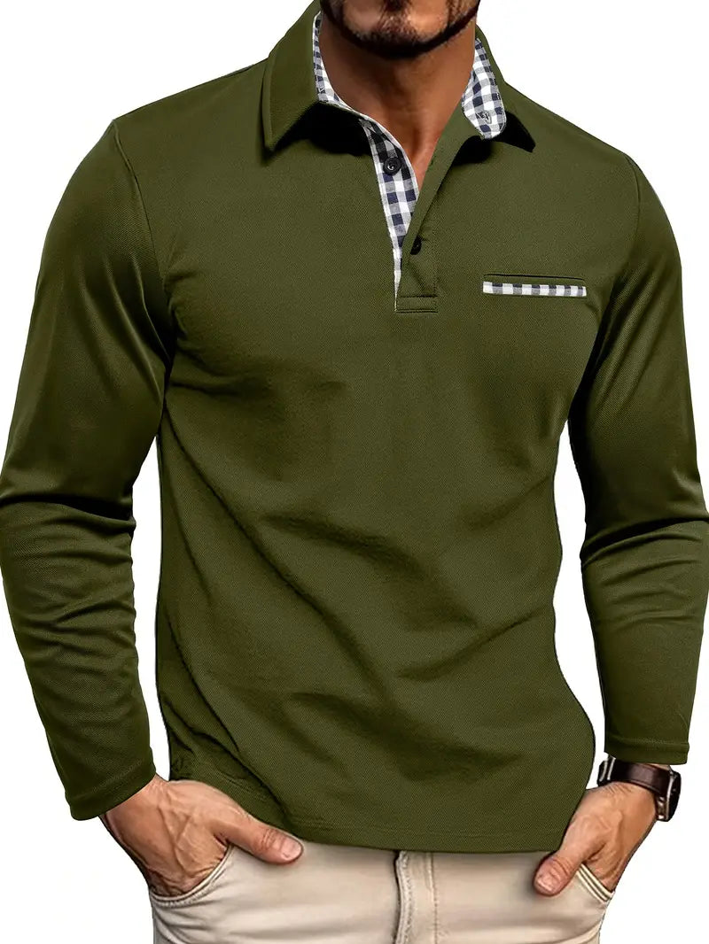 Poloshirt met lange mouwen