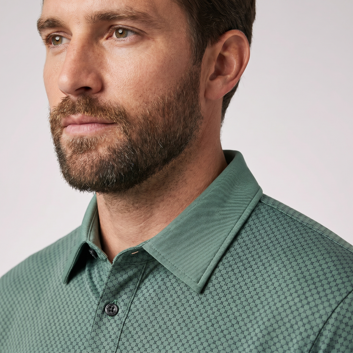 Poloshirt voor heren van polyester en elastaan | Vochtafvoerend UPF 50