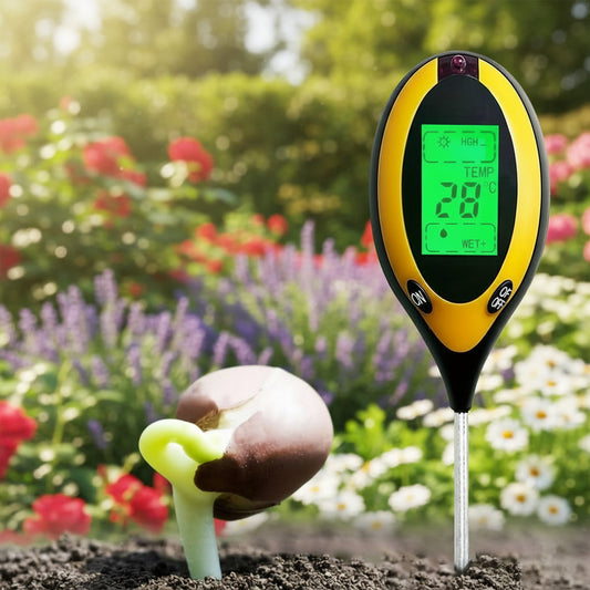 Professionele 4-in-1 bodemvochtigheidsmeter voor tuinonderhoud
