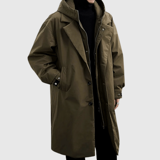 Aanpasbare trenchcoat voor heren