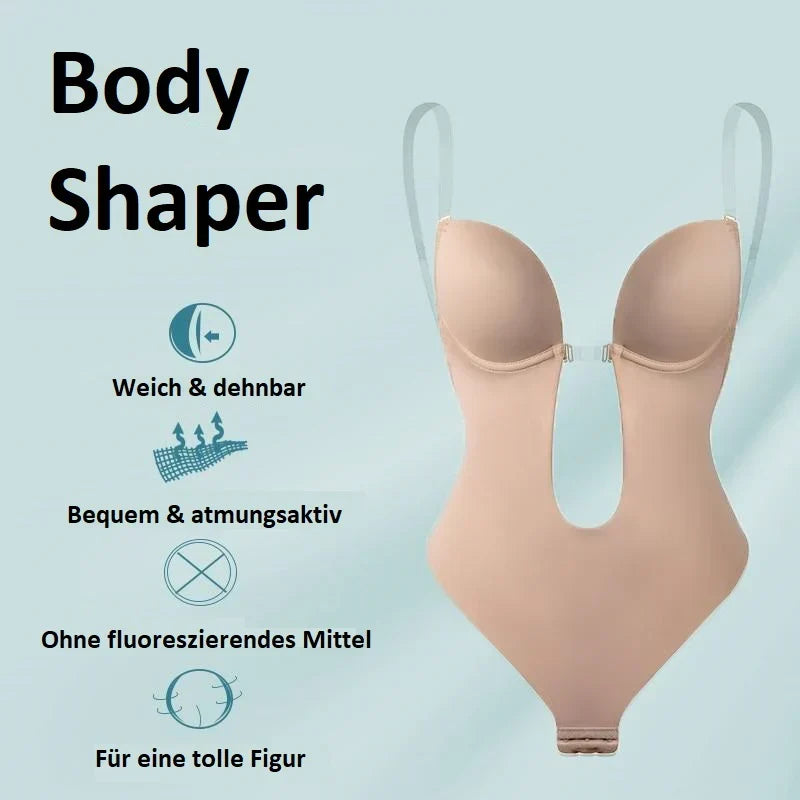 Rugloze bodysuit-bh voor onzichtbare ondersteuning
