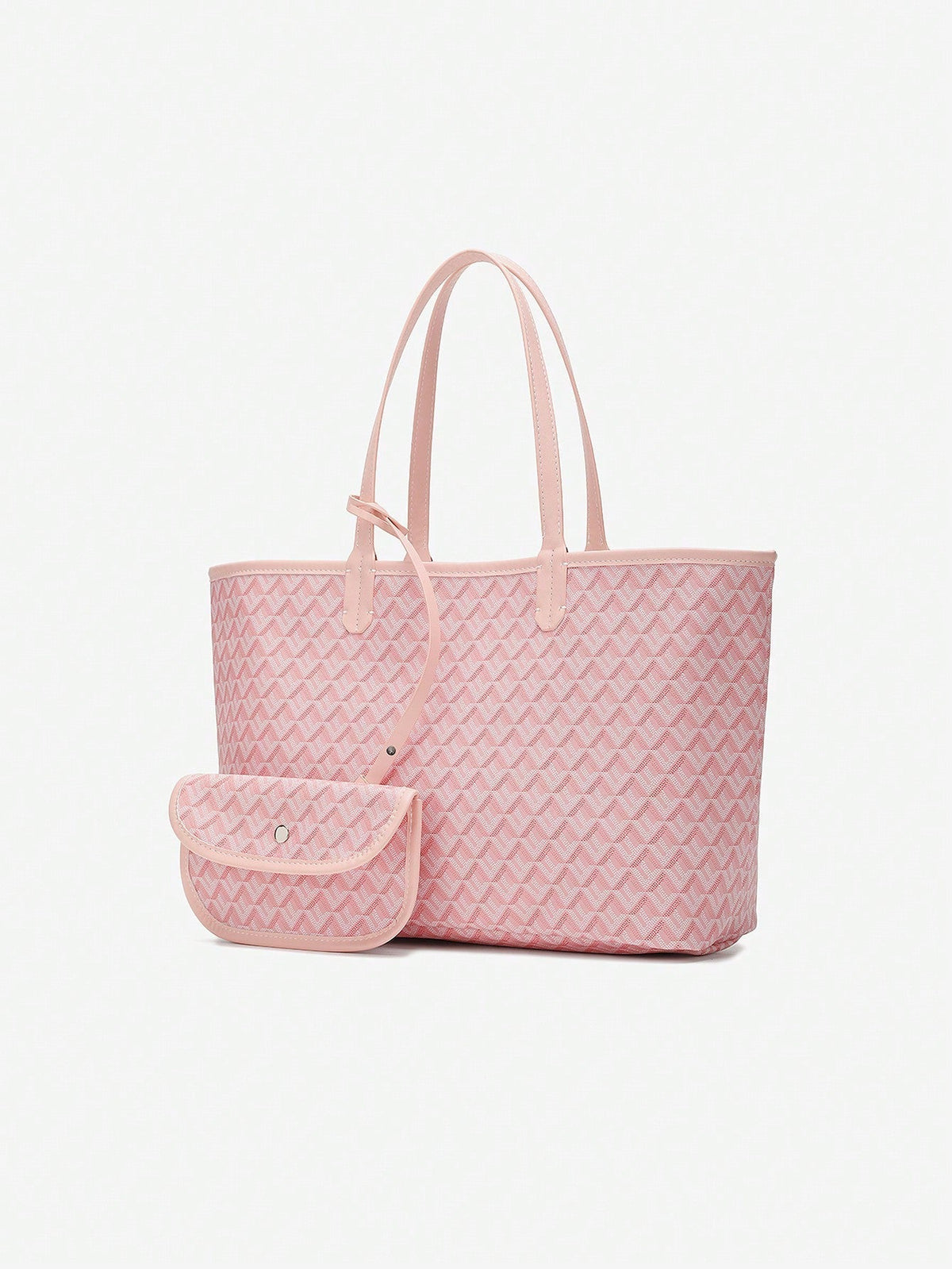 Ruime shopper met grafisch patroon