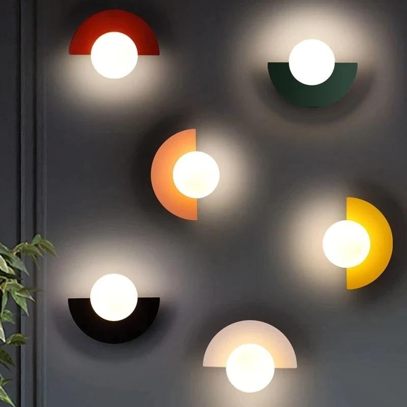Scandinavische halve cirkel wandlamp – Moderne verlichting