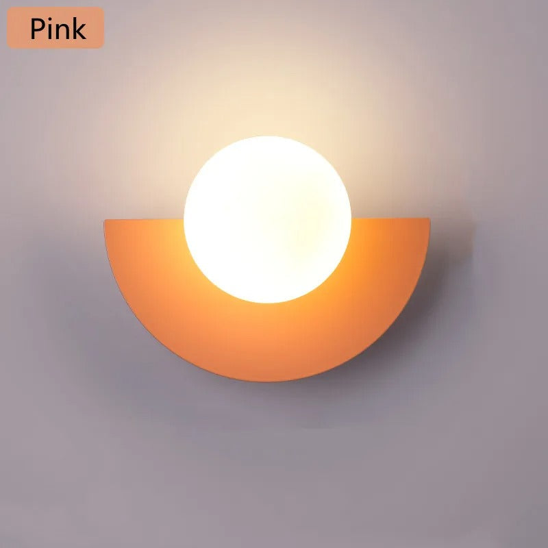 Scandinavische halve cirkel wandlamp – Moderne verlichting