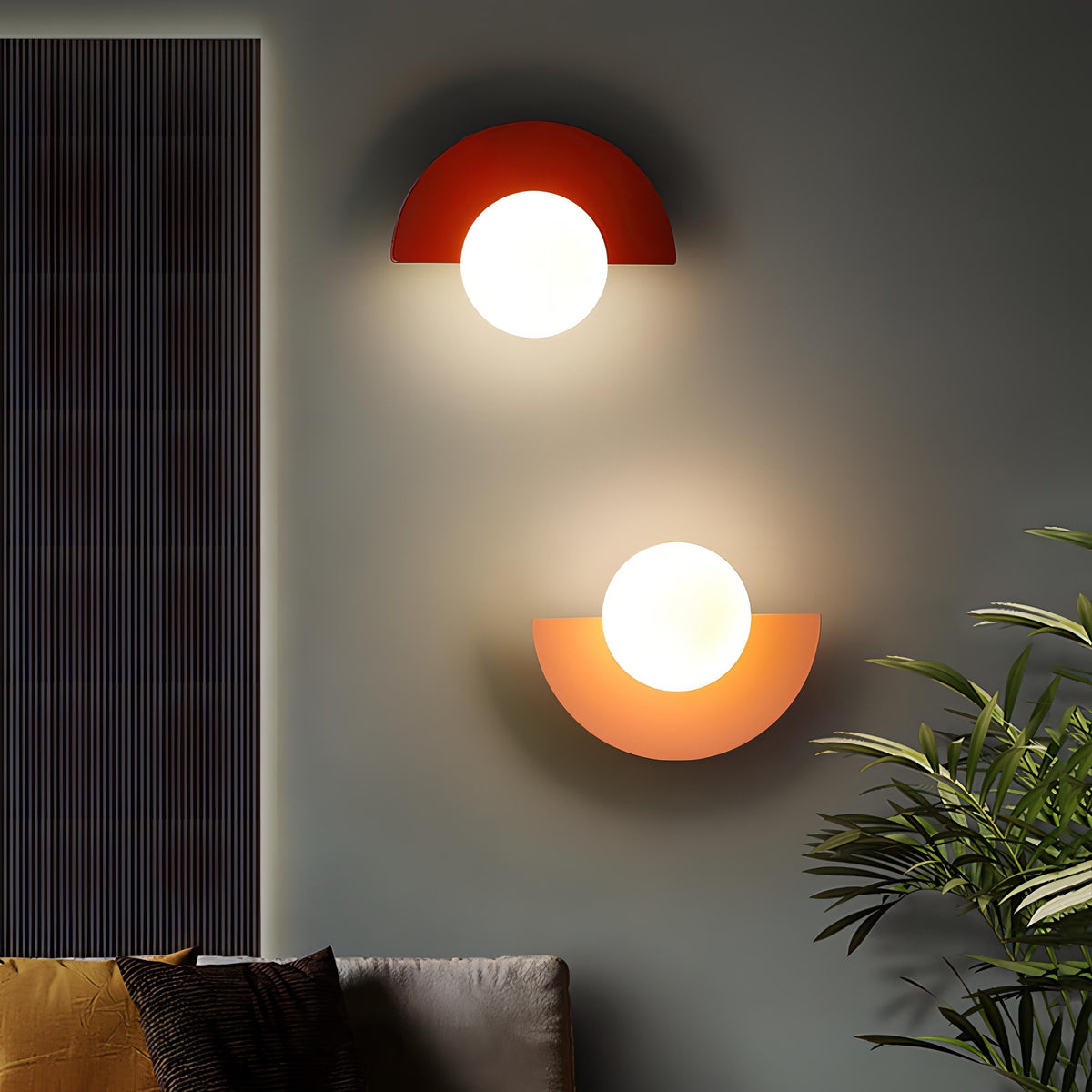 Scandinavische halve cirkel wandlamp – Moderne verlichting