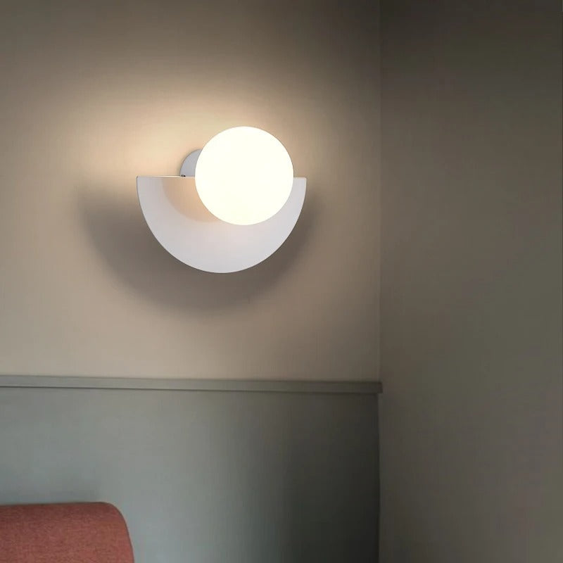 Scandinavische halve cirkel wandlamp – Moderne verlichting