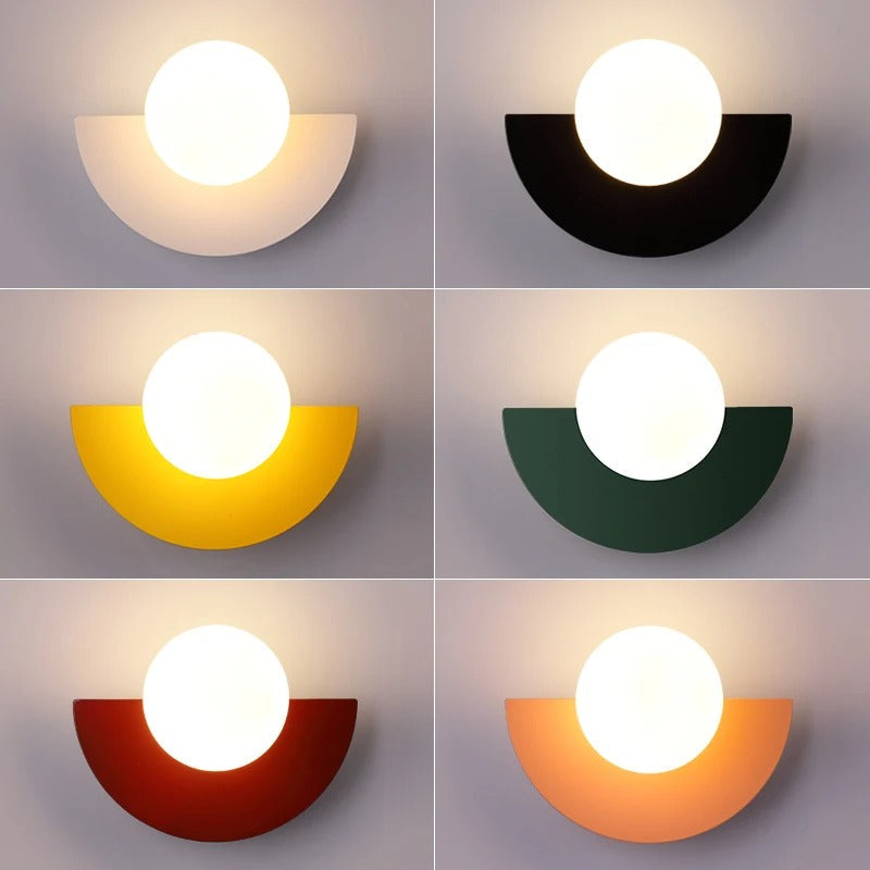 Scandinavische halve cirkel wandlamp – Moderne verlichting