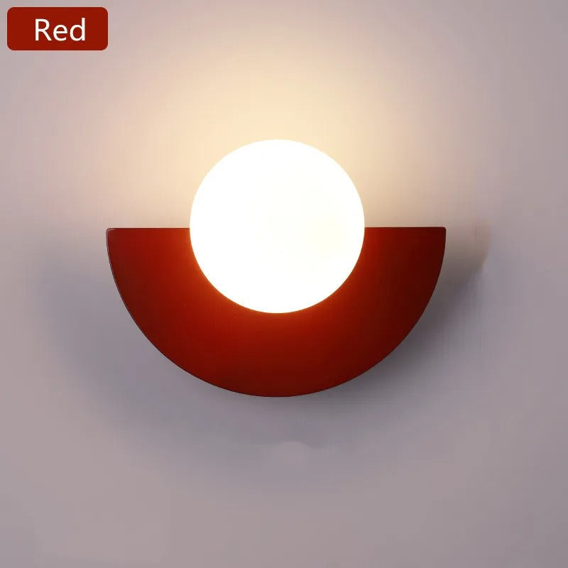 Scandinavische halve cirkel wandlamp – Moderne verlichting