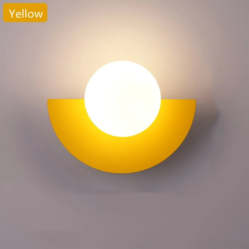 Scandinavische halve cirkel wandlamp – Moderne verlichting
