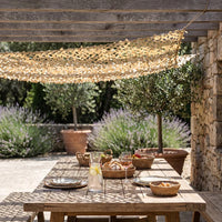 Schaduwdoek voor terras & pergola – 6 kleuren, luchtcirculerend, binnen 1 uur opgehangen