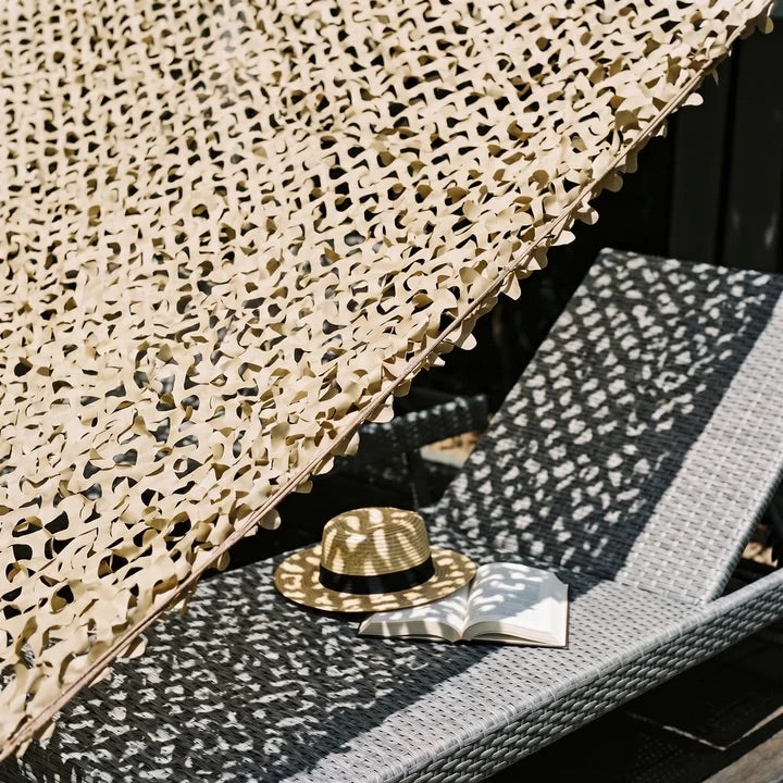 Schaduwdoek voor terras & pergola – 6 kleuren, luchtcirculerend, binnen 1 uur opgehangen