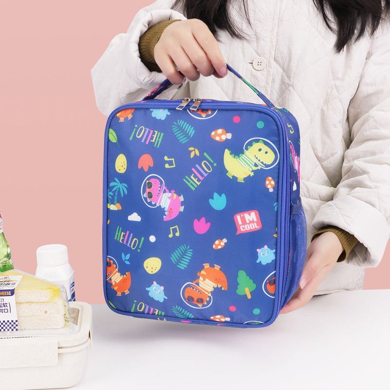 Schattige lunchbox met cartoonprint