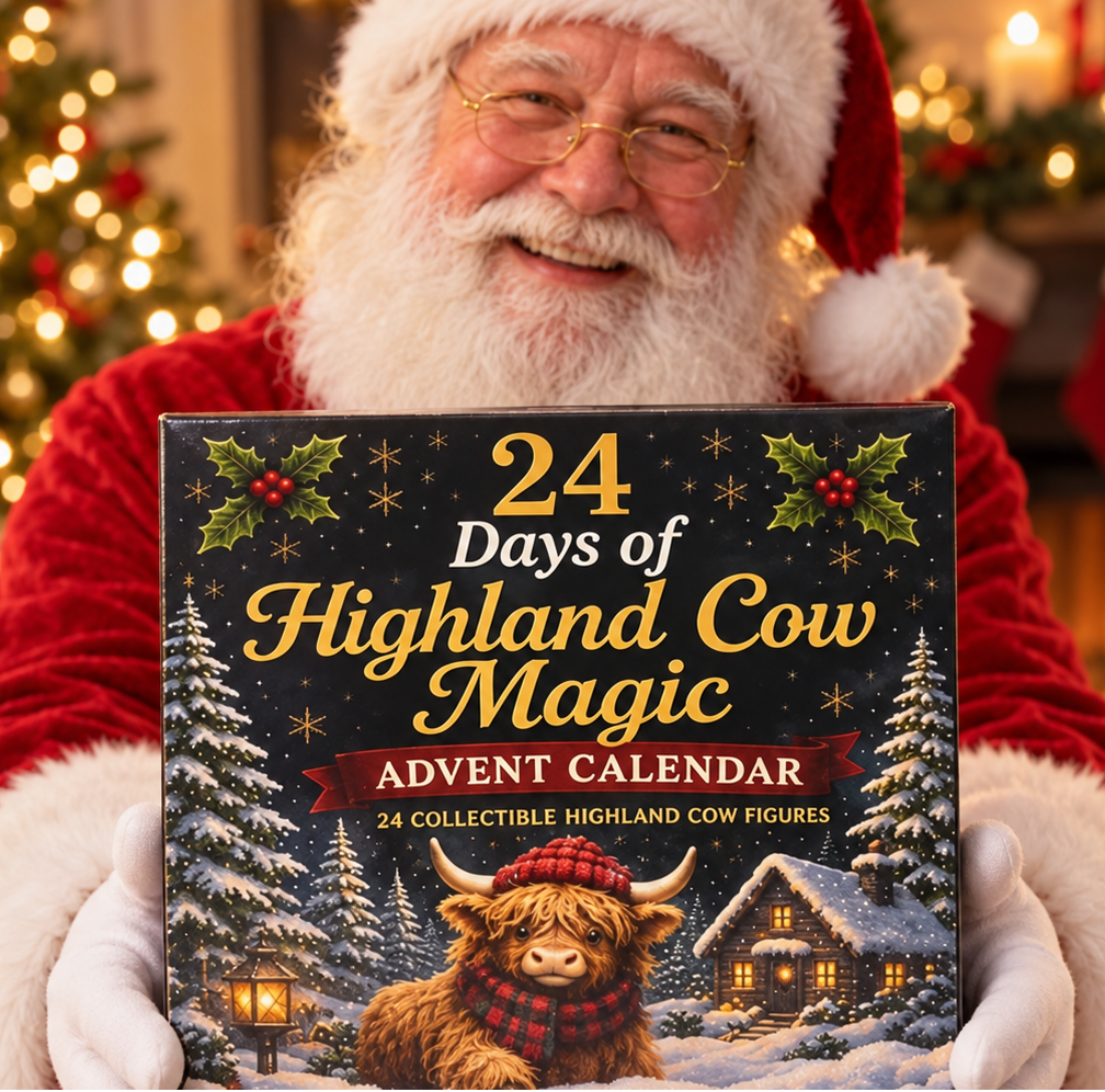 Schotse Hooglander Adventskalender - Aftellen naar Kerstmis