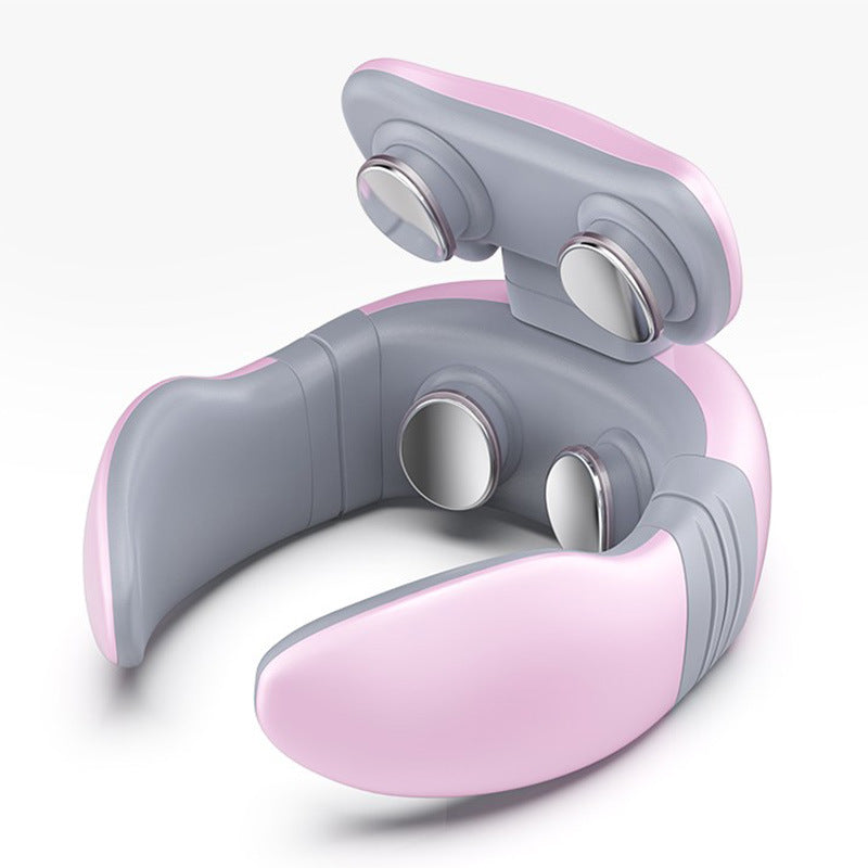 Slim nekmassageapparaat met EMS, TENS en warmtetherapie