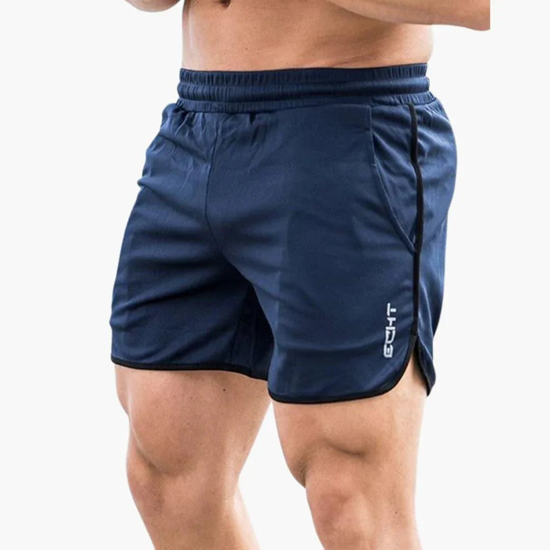 Sportshort voor heren met zakken voor fitness en hardlopen
