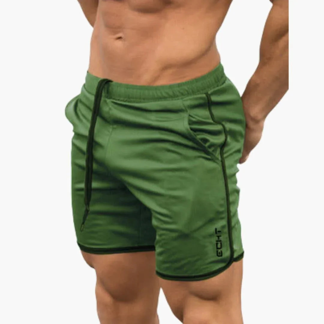 Sportshort voor heren met zakken voor fitness en hardlopen