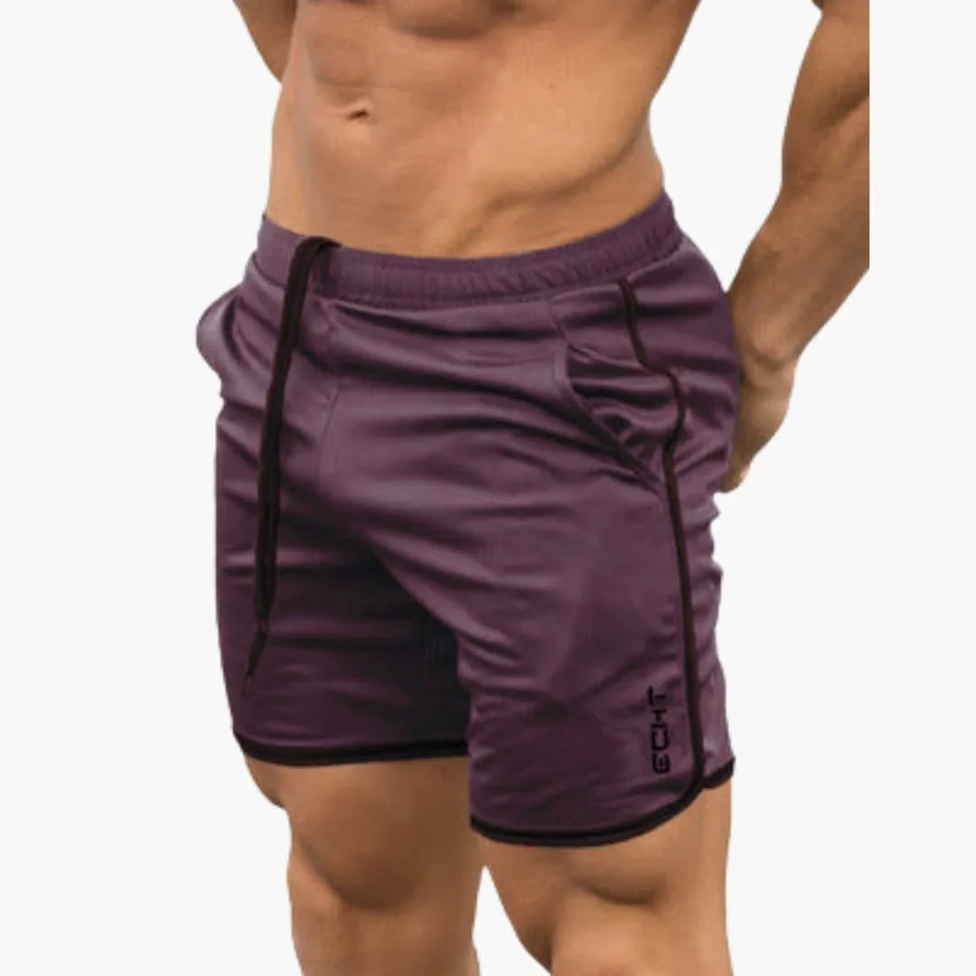 Sportshort voor heren met zakken voor fitness en hardlopen