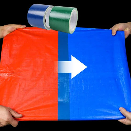 Sterk klevende reparatietape voor afdekzeil