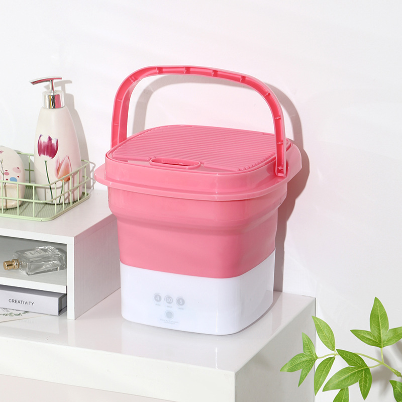 Stijlvolle Draagbare Mini-Wasmachine voor Persoonlijk Gebruik