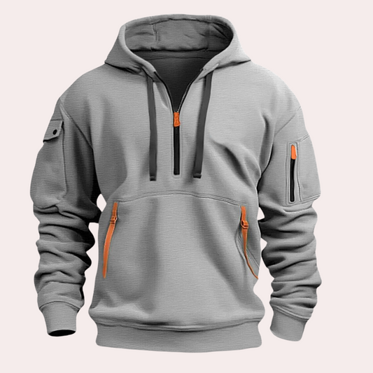 Sweatshirt met capuchon - Comfort en stijl voor heren - Lente-favoriet