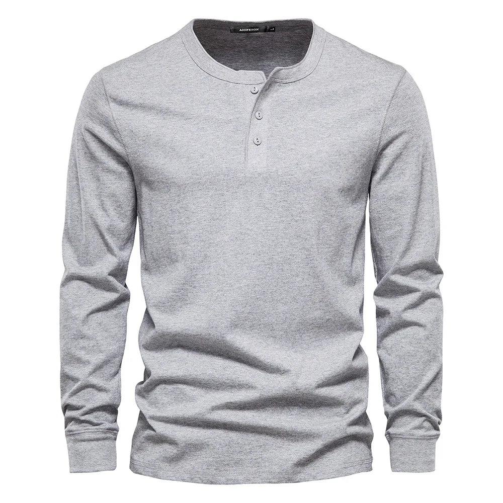 T-shirt met Lange Mouwen voor Heren | Comfort en Stijl voor Elk Seizoen
