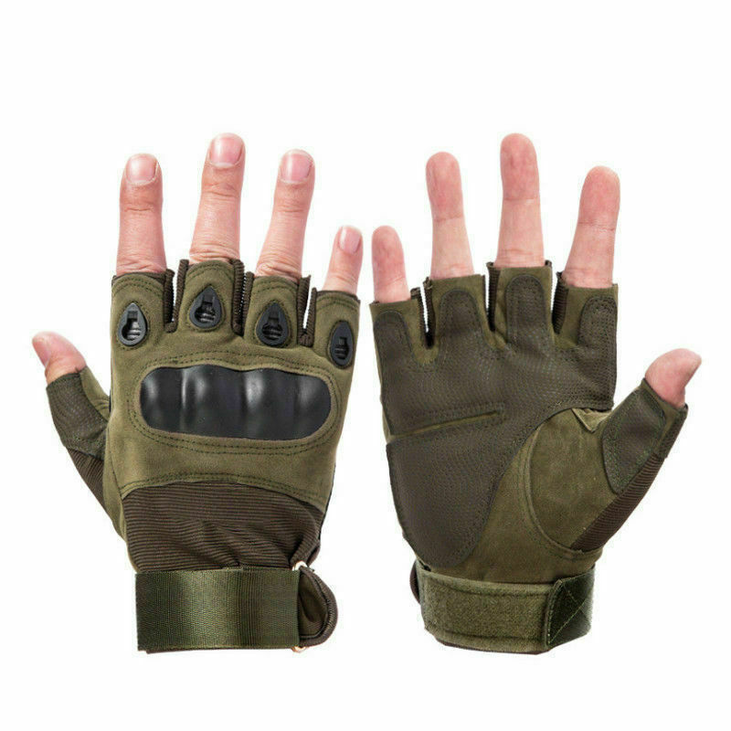 Tactische handschoenen met harde knokkelbescherming en touchscreenfunctie